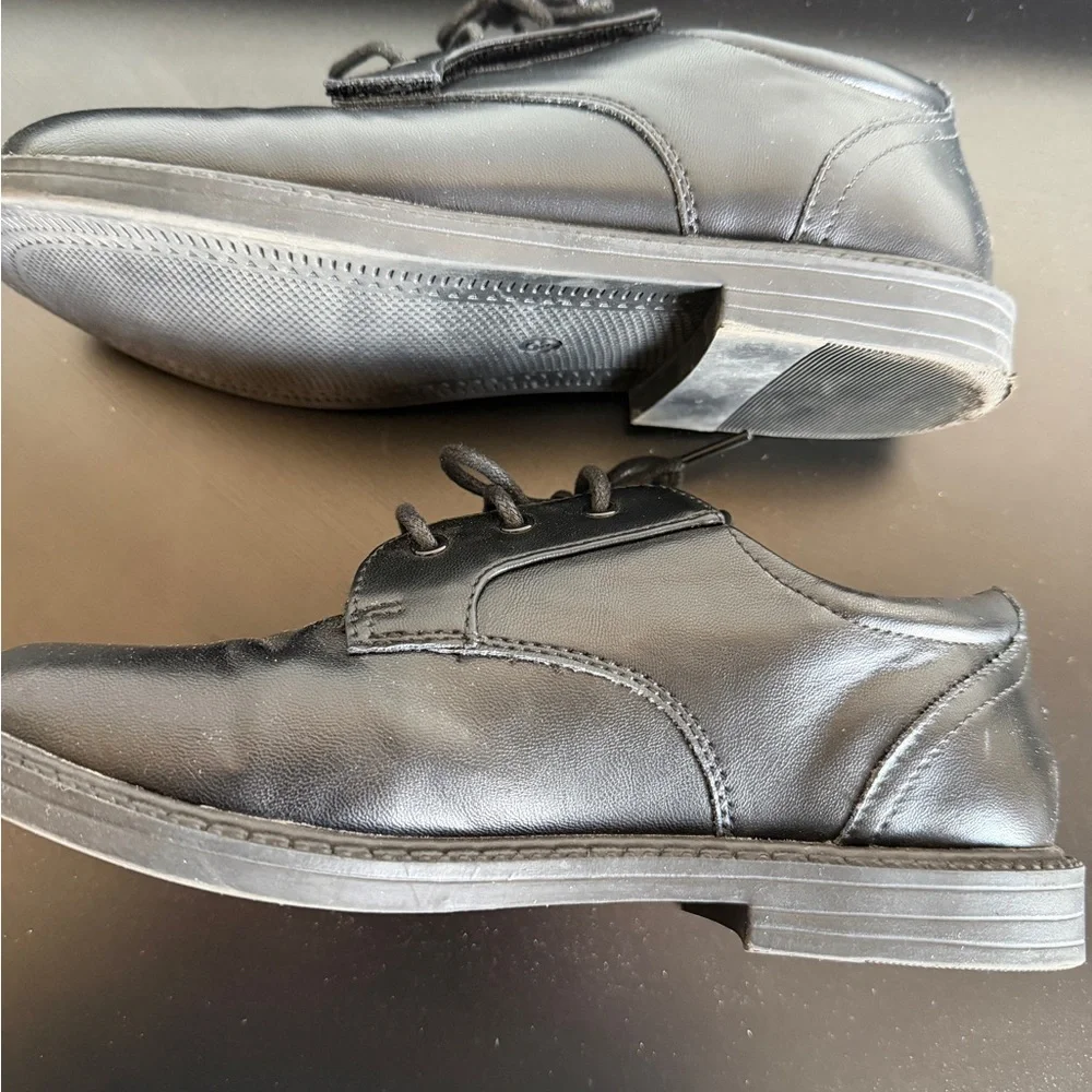 Elegant Black Kids Dress Shoes
